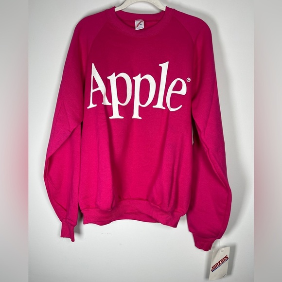 Vintage Deadstock Apple Crew Neck Sweatshirt Sz XL NWT Year 89-92 Unisex - Picture 2 of 11